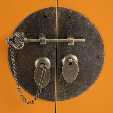 Nachttisch NEW ORIENTAL 45 x 26 x 69 cm Orange DMF