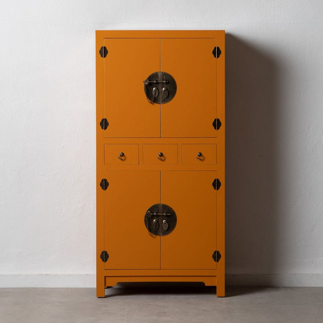 Anrichte NEW ORIENTAL 63 x 33 x 131 cm Orange DMF