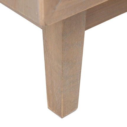 Anrichte KENSY 80 x 34 x 98 cm natürlich Holz Weiß