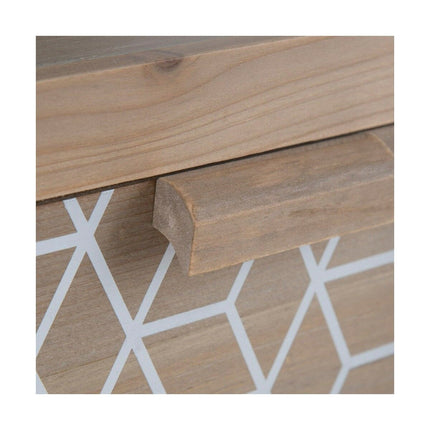 Eingangsbereich KENSY 95 x 40 x 75 cm natürlich Holz Weiß