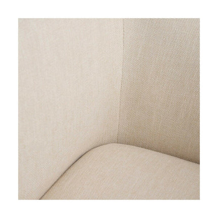 Sessel 81 x 73 x 70 cm synthetische Stoffe Holz Creme