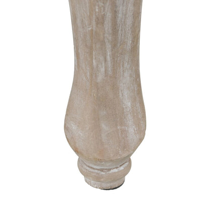 Hocker 99 x 38 x 40 cm natürlich synthetische Stoffe