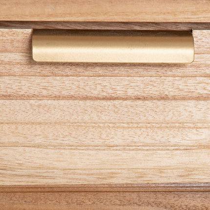 Nachttisch HONEY natürlich Paulonia-Holz Holz MDF 40 x 30 x 62,5 cm