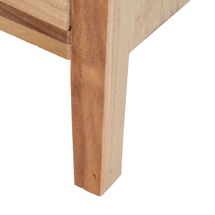 Nachttisch HONEY natürlich Paulonia-Holz Holz MDF 40 x 30 x 62,5 cm