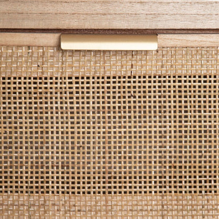 Schubladenschrank HONEY natürlich Paulonia-Holz Holz MDF 80 x 40 x 82 cm