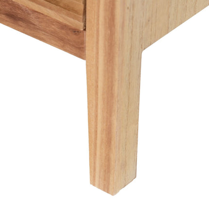 Schubladenschrank HONEY natürlich Paulonia-Holz Holz MDF 80 x 40 x 82 cm