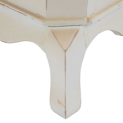 Anrichte DAISY 72 x 34 x 75 cm natürlich Holz Weiß DMF