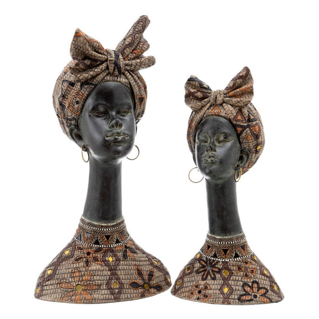 Deko-Figur 27 x 23,5 x 52 cm Afrikanerin
