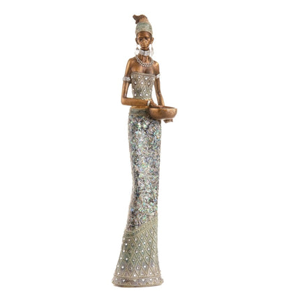 Deko-Figur 14 x 12,5 x 54,5 cm Afrikanerin