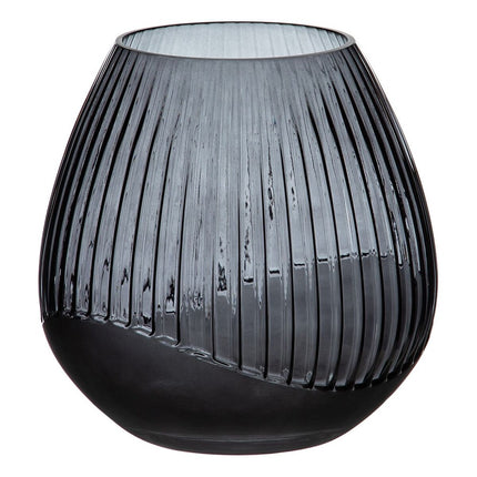 Vase Grau 23 x 23 x 23 cm Glas