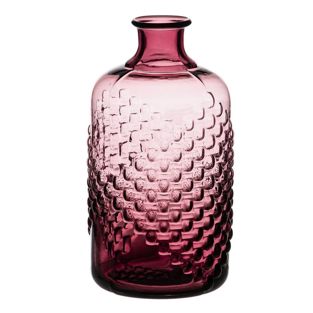 Vase Glas 13 x 13 x 25 cm Violett