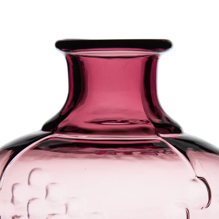 Vase Glas 13 x 13 x 25 cm Violett