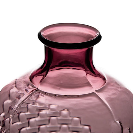 Vase Glas 13 x 13 x 25 cm Violett