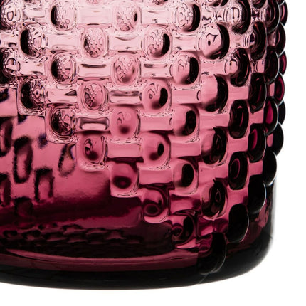Vase Glas 13 x 13 x 25 cm Violett
