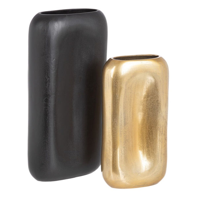 Vase 18 x 6 x 35 cm Gold Metall