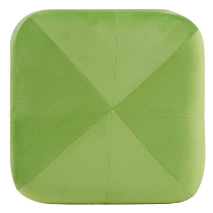 Puff synthetische Stoffe Holz 40 x 40 x 40 cm grün