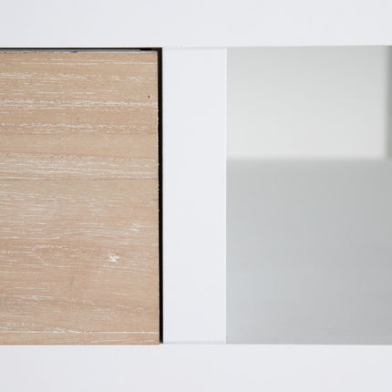 Schminktisch MISS DAISY 90 x 40 x 79,5 cm natürlich Kiefernholz Weiß