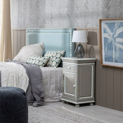 Nachttisch JULES 45 x 35 x 72 cm Grau
