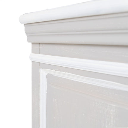 Nachttisch JULES 45 x 35 x 72 cm Grau