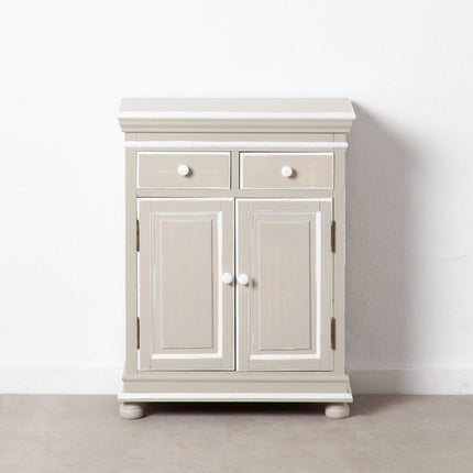 Konsolentisch mit Schubladen JULES 61,5 x 31 x 81 cm Grau Holz