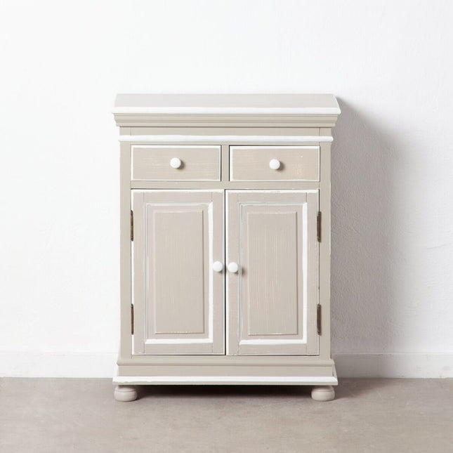 Konsolentisch mit Schubladen JULES 61,5 x 31 x 81 cm Grau Holz