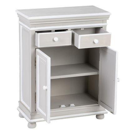 Konsolentisch mit Schubladen JULES 61,5 x 31 x 81 cm Grau Holz
