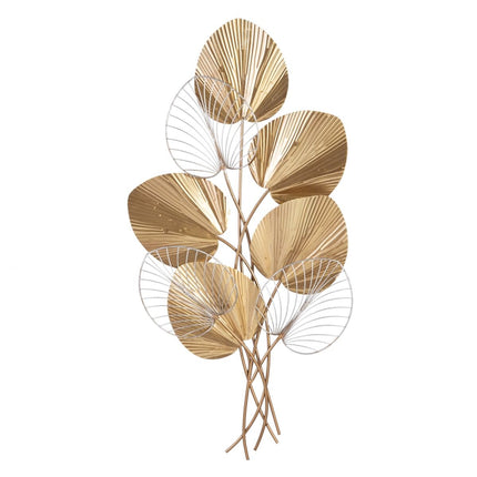 Wanddekoration 50 x 6 x 98,5 cm Gold Metall