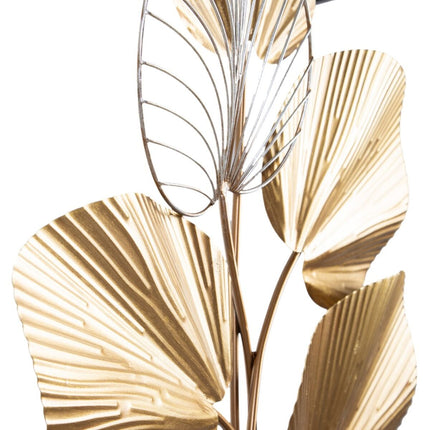 Wanddekoration 50 x 6 x 98,5 cm Gold Metall