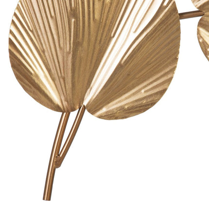 Wanddekoration 67,5 x 5 x 113 cm Gold Metall