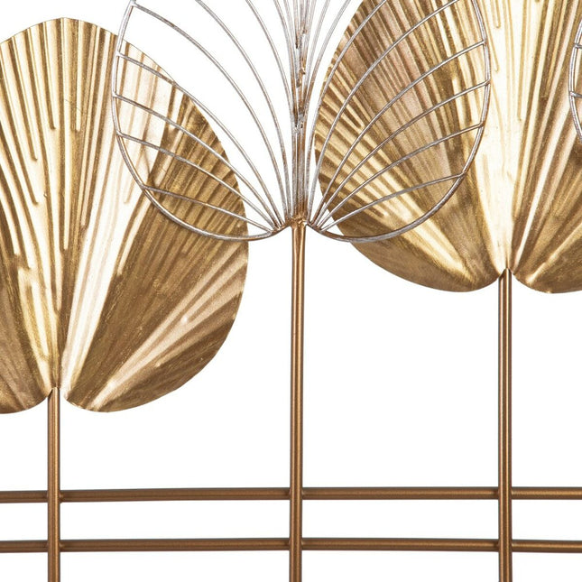 Wanddekoration 103 x 3,5 x 46 cm Gold Metall