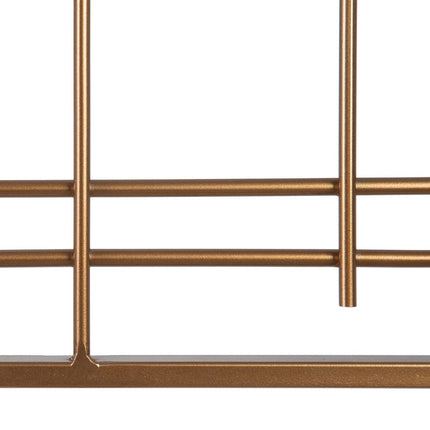 Wanddekoration 103 x 3,5 x 46 cm Gold Metall