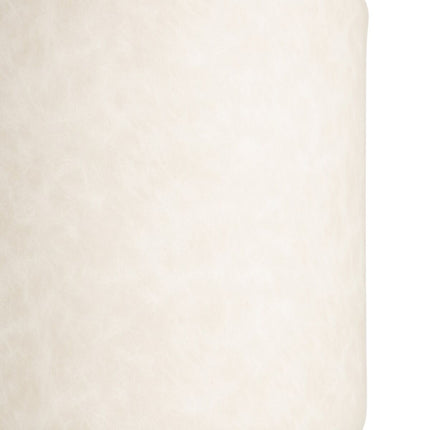 Puff Beige Kunstleder 38 x 38 x 42 cm DMF