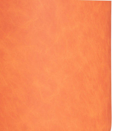 Puff Dunkelrot Kunstleder 38 x 38 x 42 cm DMF
