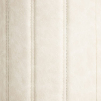 Puff Beige Kunstleder 38 x 38 x 42 cm DMF