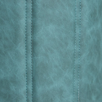 Puff Dunkelblau Kunstleder 38 x 38 x 42 cm DMF