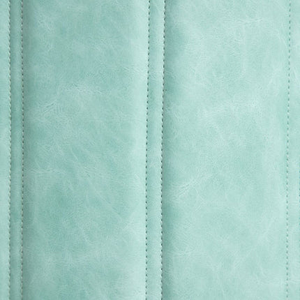 Puff Blau Kunstleder 38 x 38 x 42 cm DMF