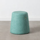 Puff Blau Kunstleder 41 x 41 x 42 cm DMF