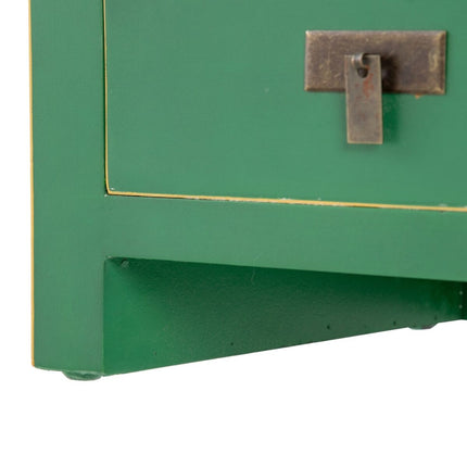 Nachttisch 43 x 34 x 55 cm Holz grün DMF