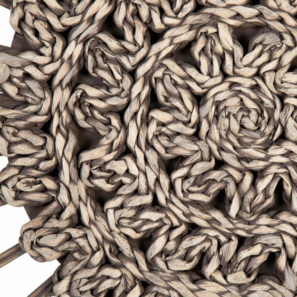 Wanddekoration natürlich Rattan 73 x 3 x 73 cm