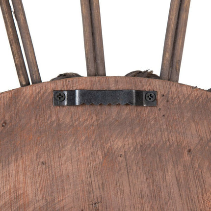 Wanddekoration natürlich Rattan 73 x 3 x 73 cm
