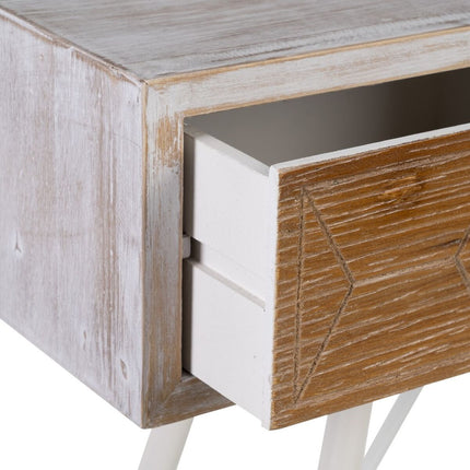 Eingangsbereich COUNTRY 120 x 35 x 78 cm natürlich Weiß Tannenholz Holz MDF