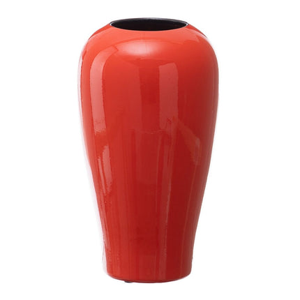 Vase aus Keramik Orange 18 x 18 x 32 cm