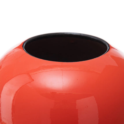 Vase aus Keramik Orange 18 x 18 x 32 cm