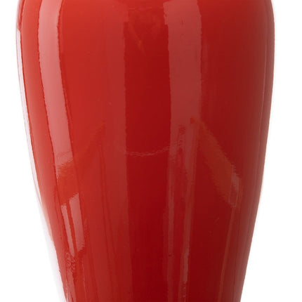 Vase aus Keramik Orange 18 x 18 x 32 cm