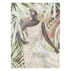 Bild 90 x 2,8 x 120 cm Leinwand Afrikanerin