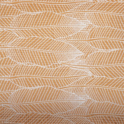 Tablett für Snacks 45 x 31 x 5 cm Bettlaken natürlich Holz Rattan 3 Stücke