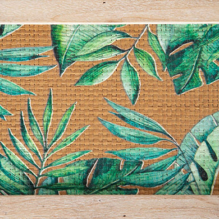 Dekorative Box 30 x 18 x 12 cm Bettlaken Rattan DMF (2 Stück)