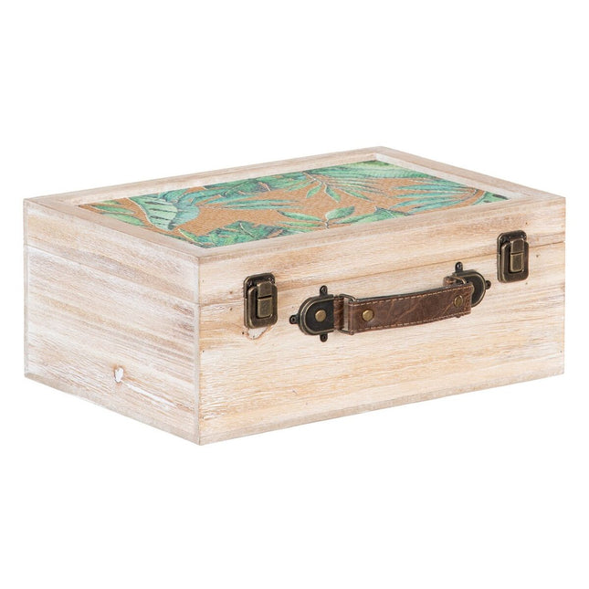 Truhe 34,5 x 24 x 14 cm Rattan DMF