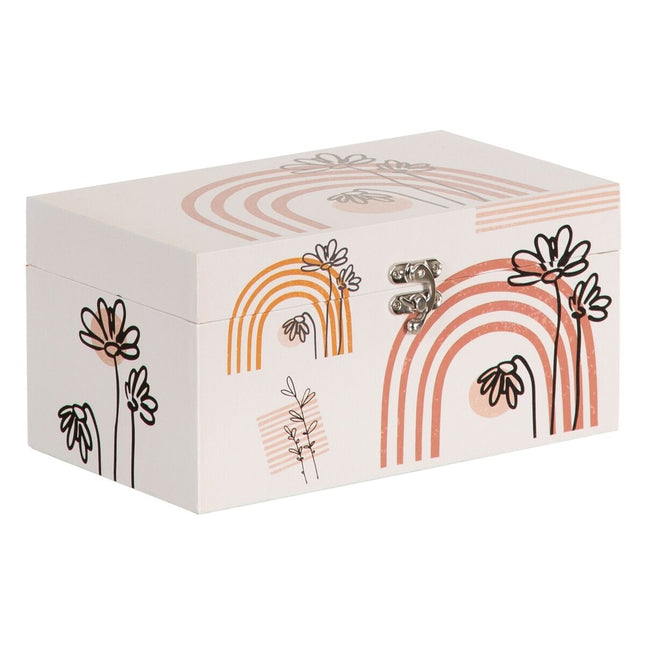 Truhensatz 30 x 18 x 15 cm Blomster Canvas-Stoff DMF (2 Stücke)