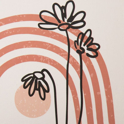 Truhensatz 30 x 18 x 15 cm Blomster Canvas-Stoff DMF (2 Stücke)